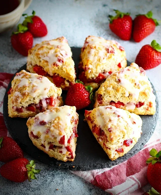Strawberry Scones