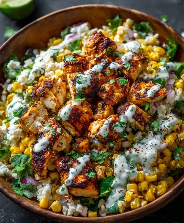 Tasty Street Corn Chicken Bowl