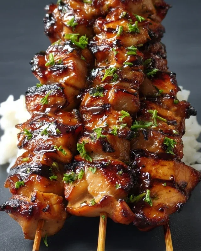 Teriyaki Chicken Skewers