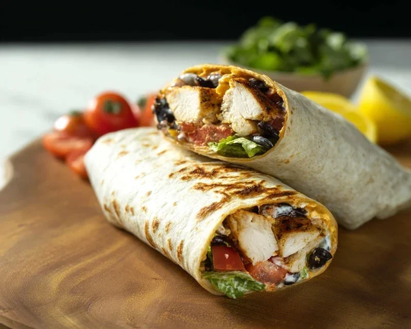 Chipotle Ranch Grilled Chicken Burrito