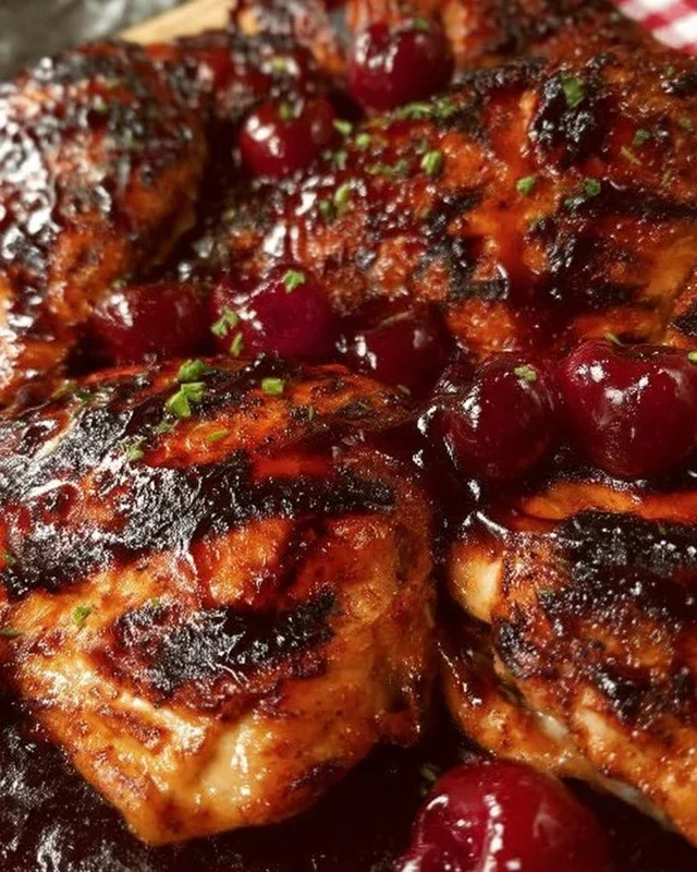 Cherry Dr. Pepper Grilled Chicken