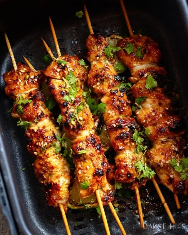 Bang Bang Chicken Skewers