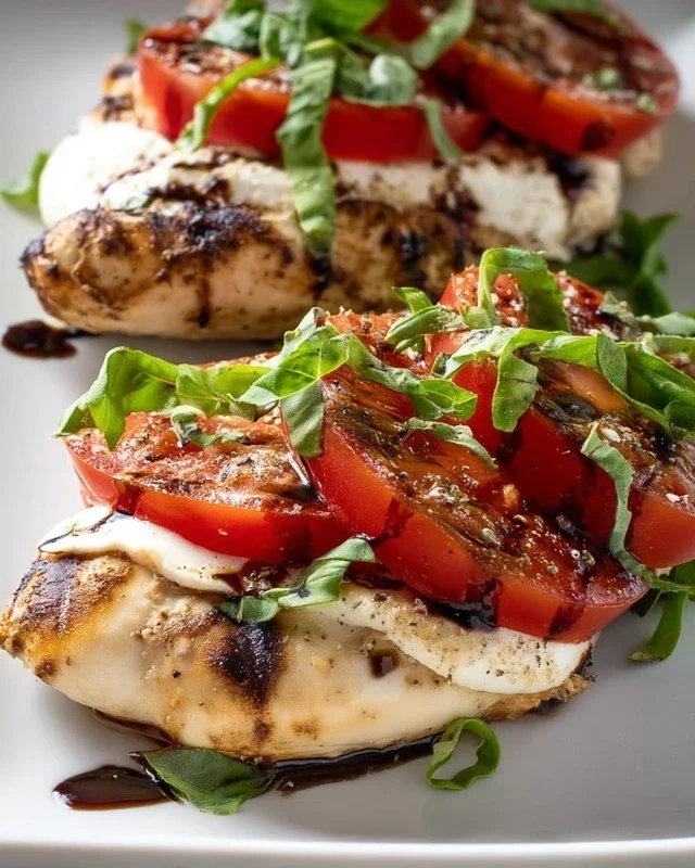 Grilled Chicken Caprese
