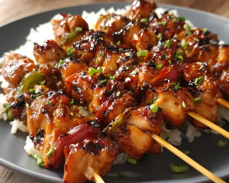 Teriyaki Chicken Skewers