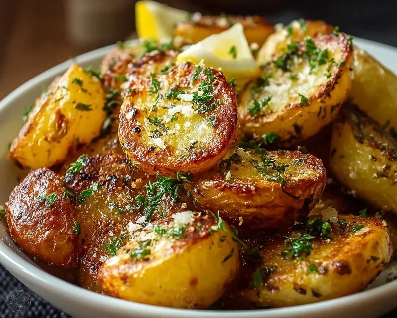 Authentic Greek Potatoes: Crispy Lemon Perfection!