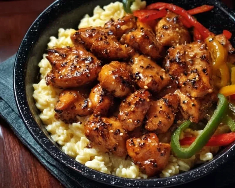 Sweet and Spicy Honey Pepper Chicken