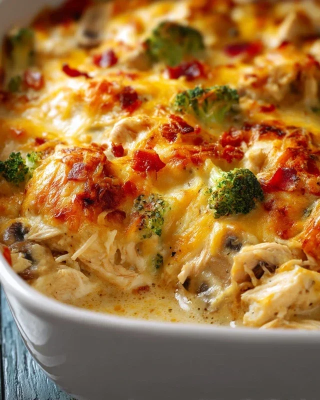 Easy Low Carb Chicken Casserole