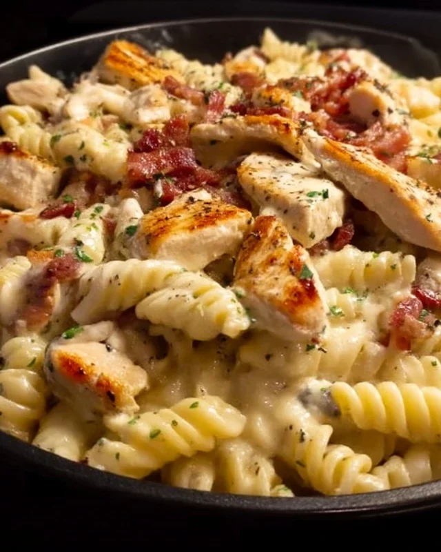 Chicken Beef Beef Bacon Ranch Pasta
