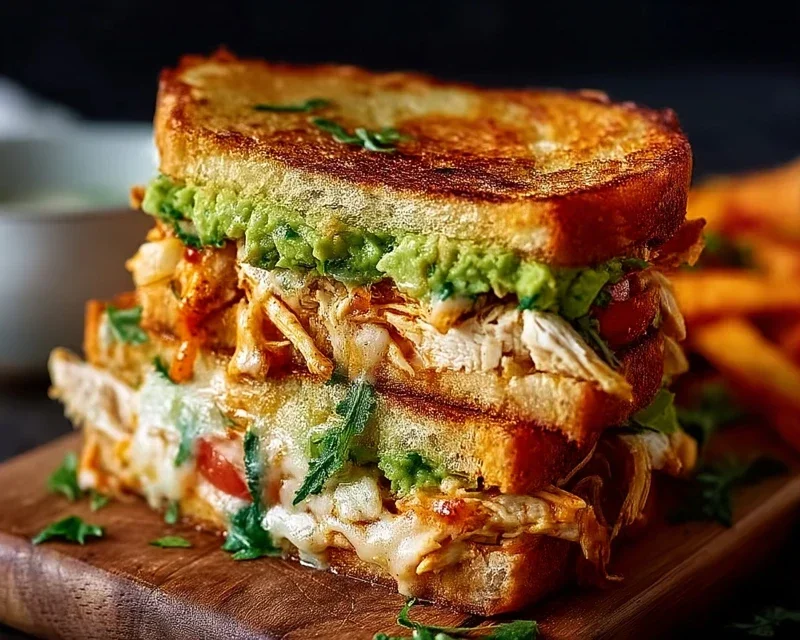 Chicken Avocado Melt Sandwich