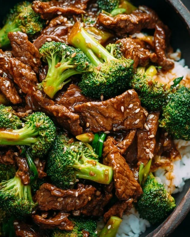 Chinese Beef and Broccoli (牛肉炒西兰花)