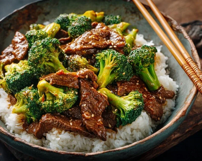 Chinese Beef and Broccoli (牛肉炒西兰花)