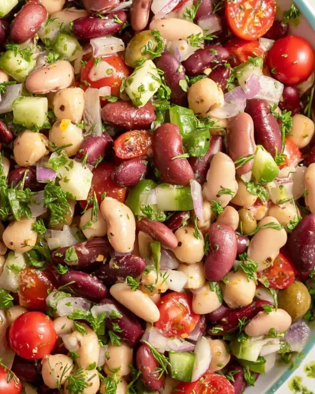 Mediterranean Bean Salad