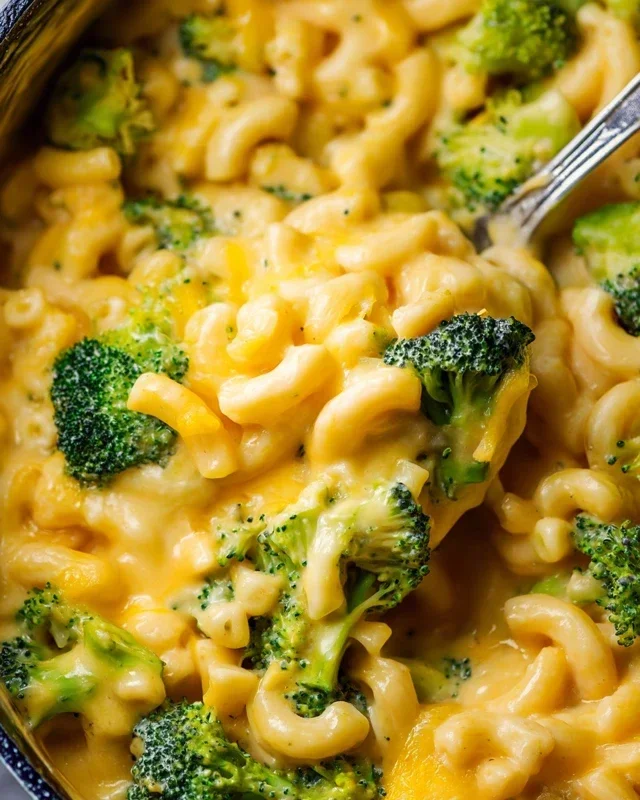 One Pot Healthy Broccoli Mac and Cheese