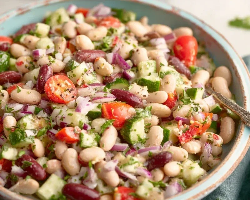 Mediterranean Bean Salad