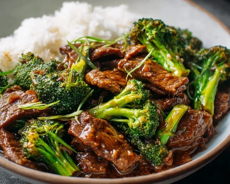 Chinese Beef and Broccoli (牛肉炒西兰花)