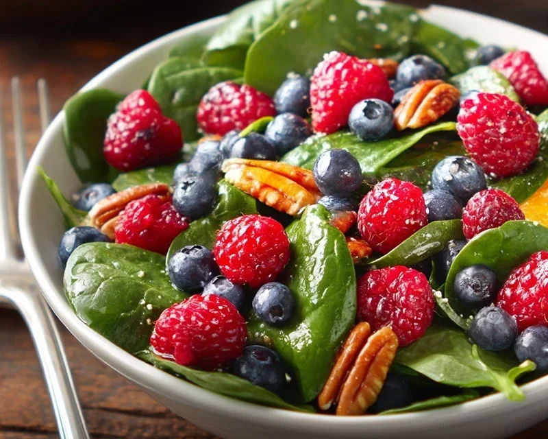 Summer Peach Blueberry Knon-non-non-alcoholic alternativeic non-alcoholic ale Salad