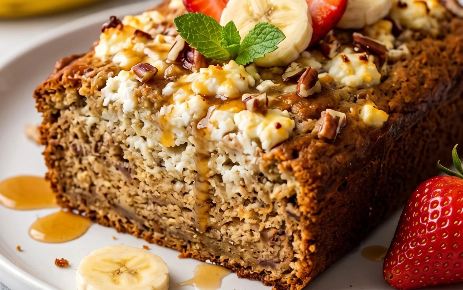 Cottage Cheese Banana Bread