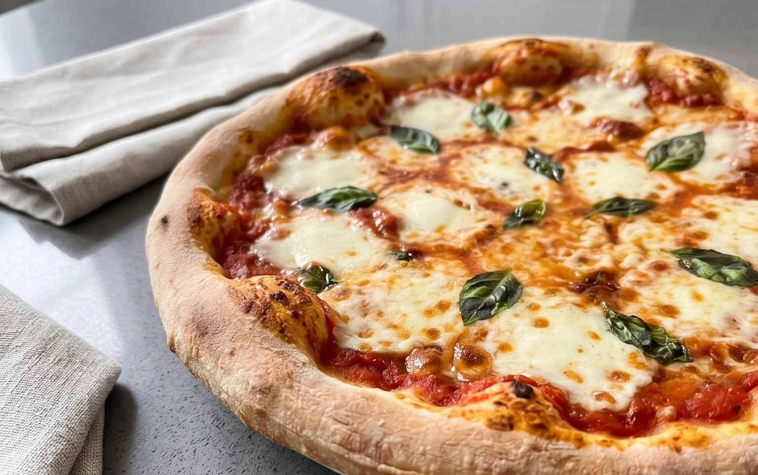 An excellent No Yeast Pizza Dough - quick easy homemade pizza!