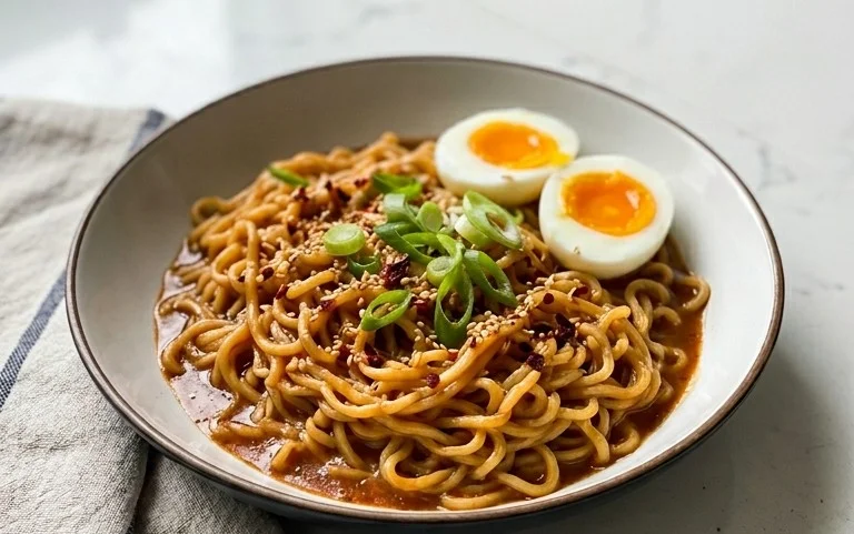 Easy Saucy Ramen Noodles