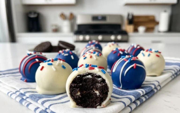 Patriotic Oreo Balls