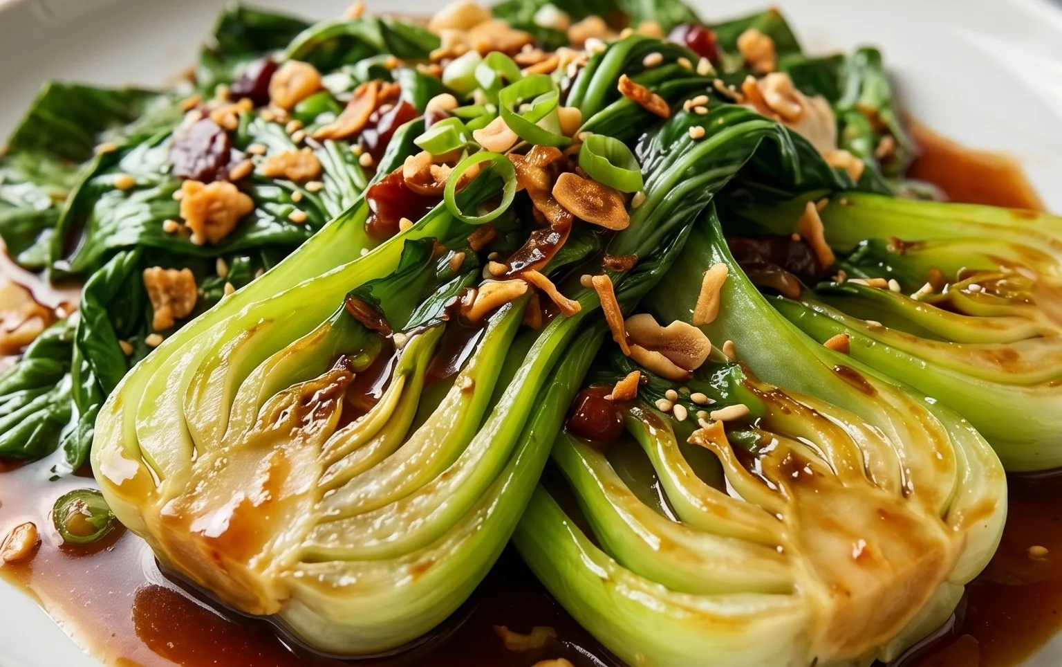 Bok Choy with Oyster Sauce