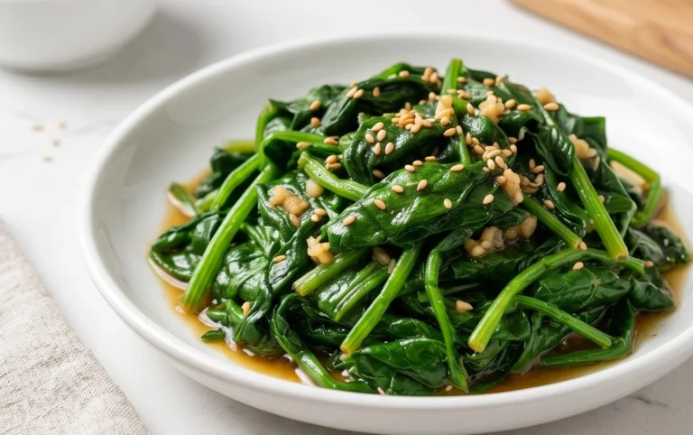 Korean Spinach Side Dish (Sigeumchi Namul)