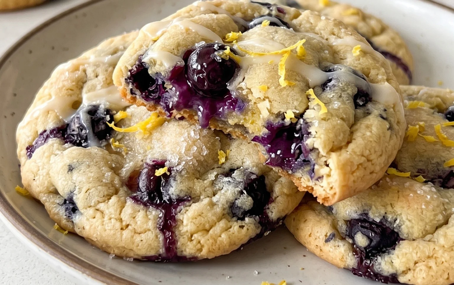 Lemon Blueberry Cookies Recipe