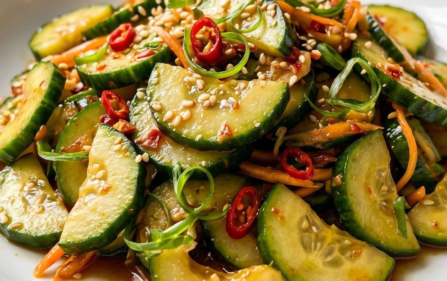 Spicy Asian Cucumber Salad
