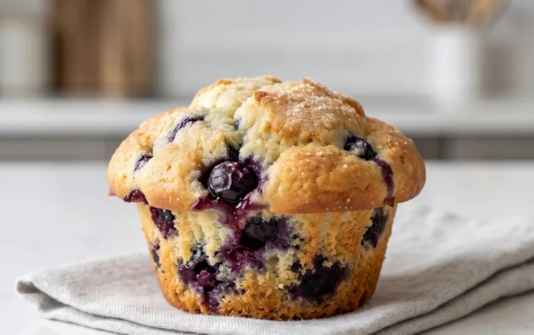 Sour Cream Blueberry Muffins