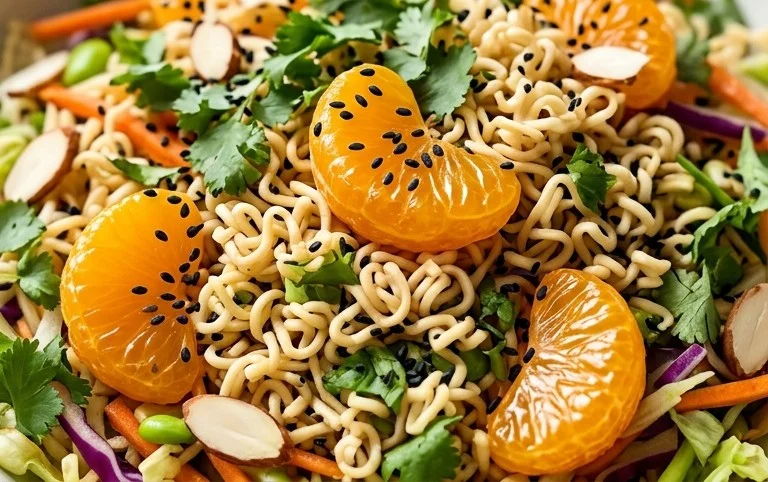 Crunchy Asian Ramen Noodle Salad Recipe