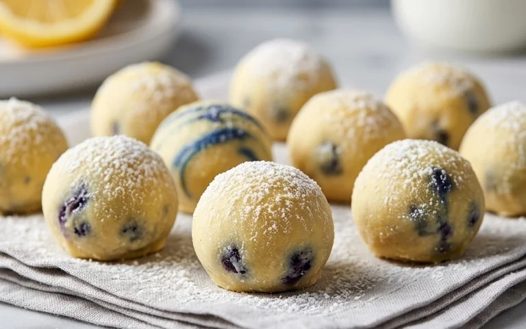 LEMON BLUEBERRY TRUFFLES