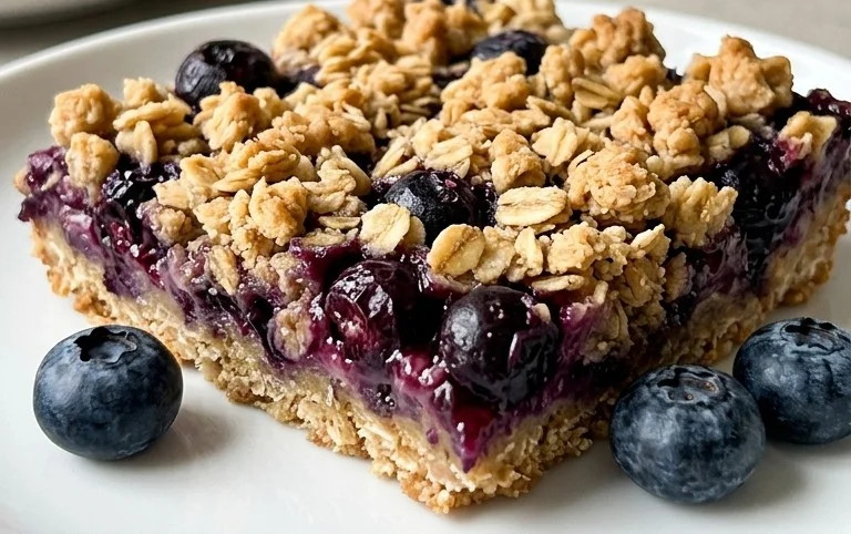 Blueberry Oatmeal Bars