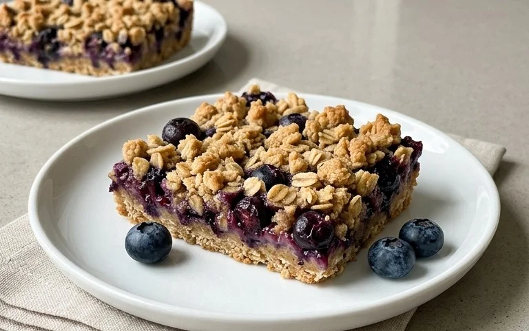 Blueberry Oatmeal Bars