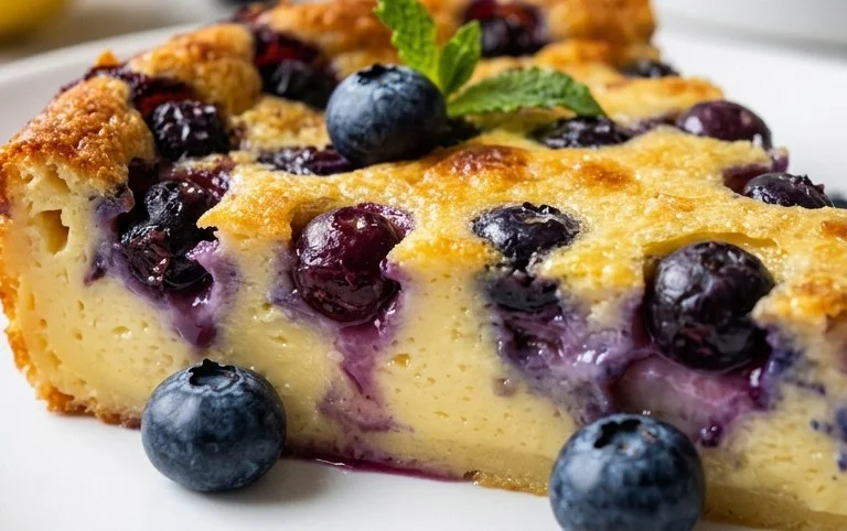 Lemon Blueberry Clafoutis