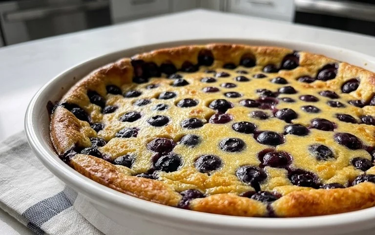 Lemon Blueberry Clafoutis