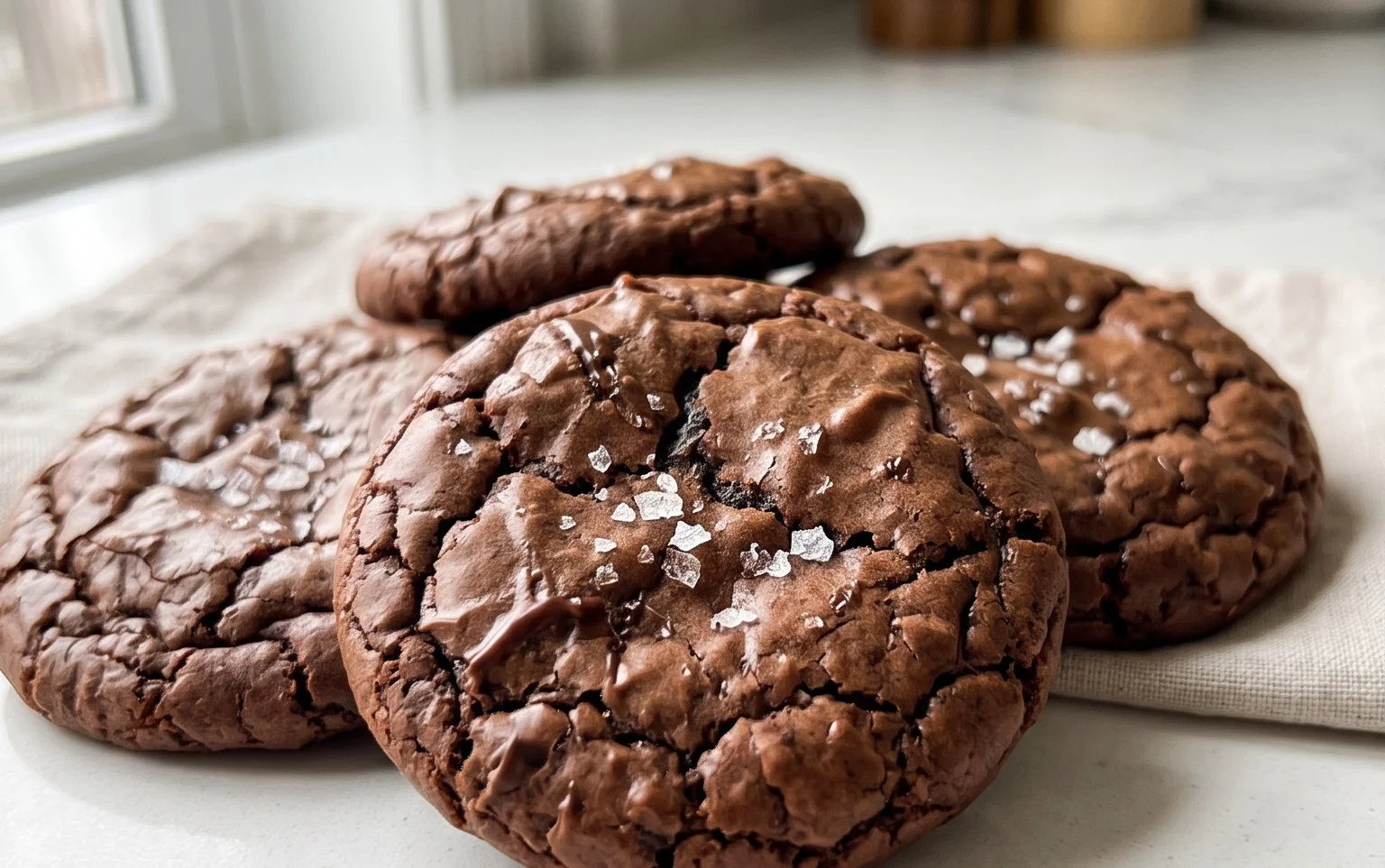 Salted Brownie Cookies