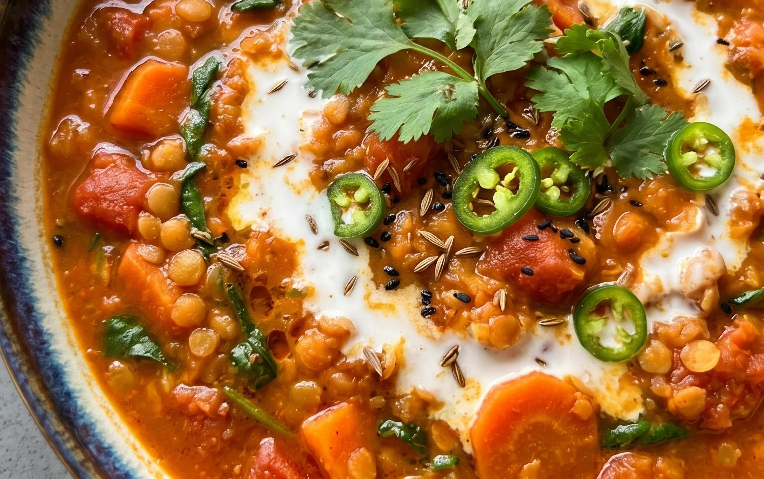 Spicy Red Lentil Curry