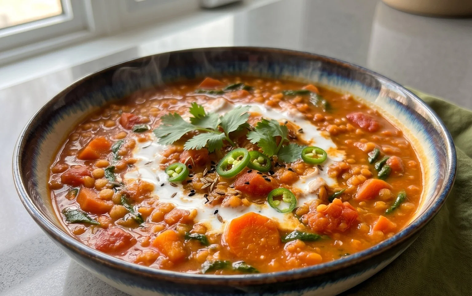Spicy Red Lentil Curry