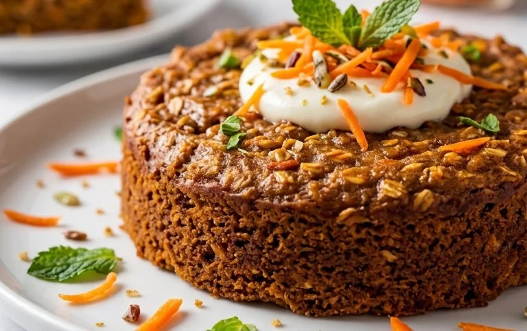 Easy Flourless Oatmeal Carrot Cake Recipe