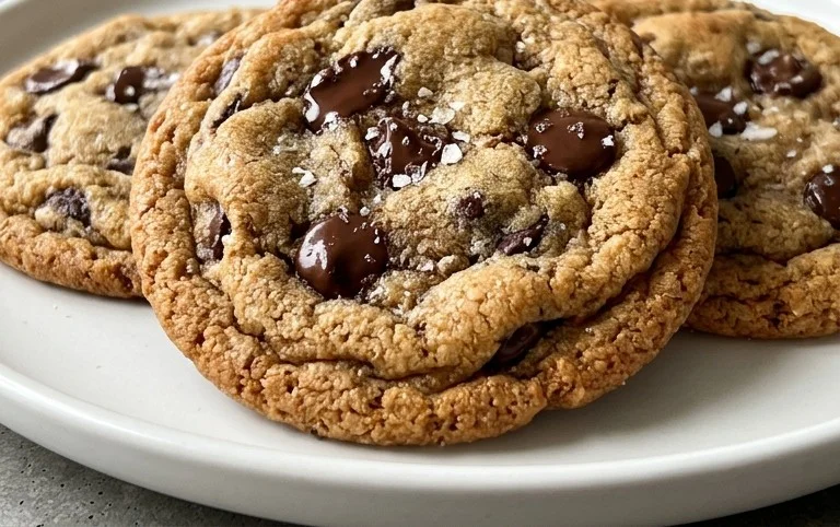 Crispy and Chewy Chocolate Chip Cookies